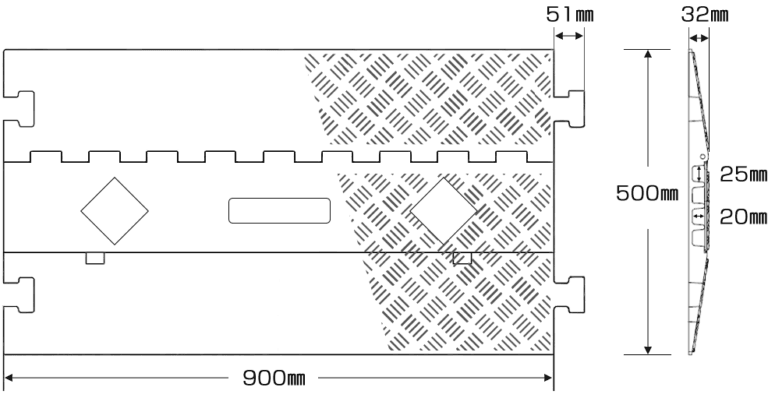 どこでもケーブル スリム収納タイプ プロ PS-3PRO